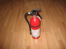 large fire extinguisher