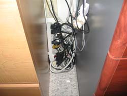 surge protector used as
							extension cord