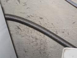 safe washer hoses - new
								braided metal type